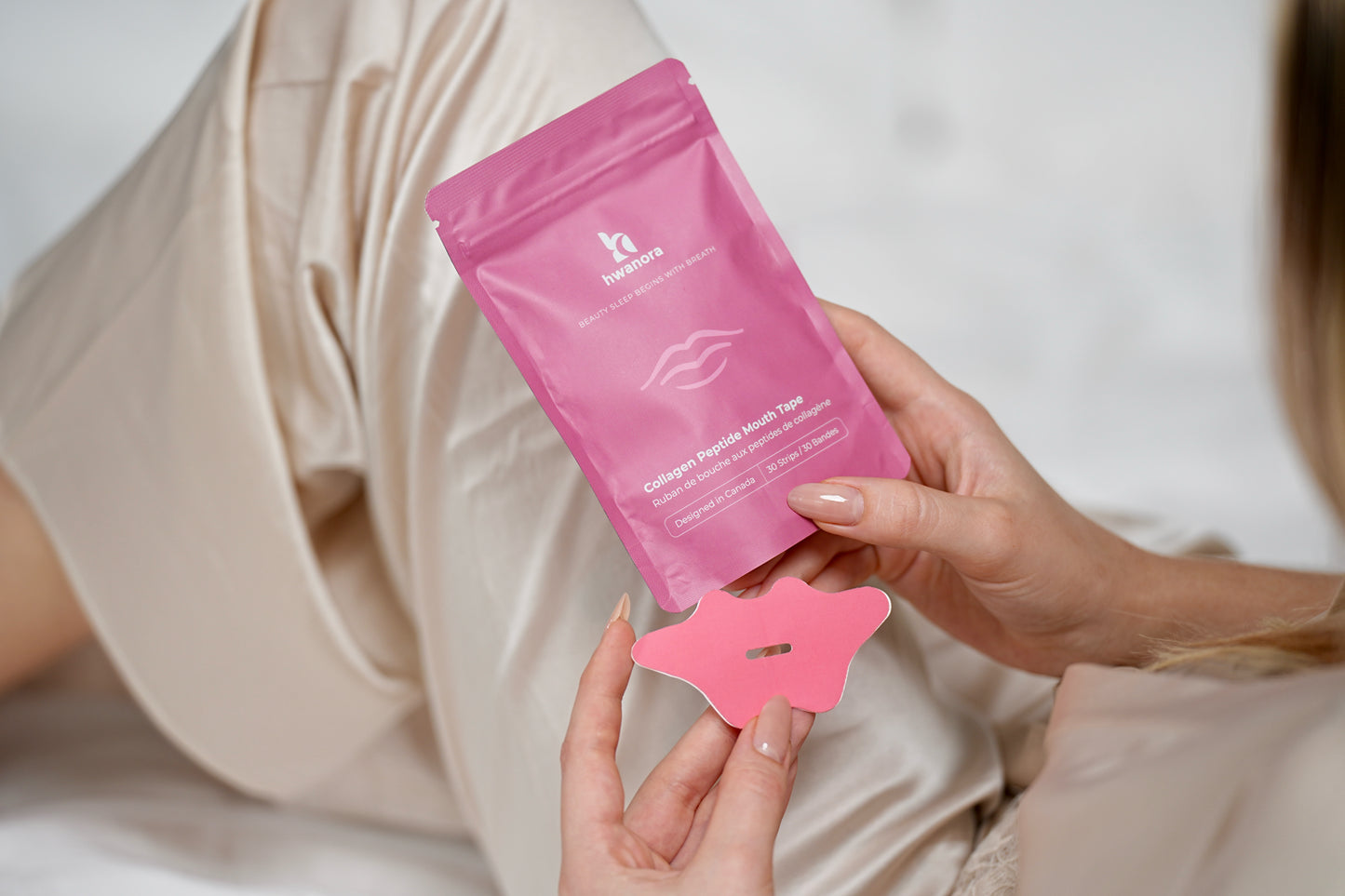 Hwanora Collagen Peptide Mouth Tape - 3 Month Supply